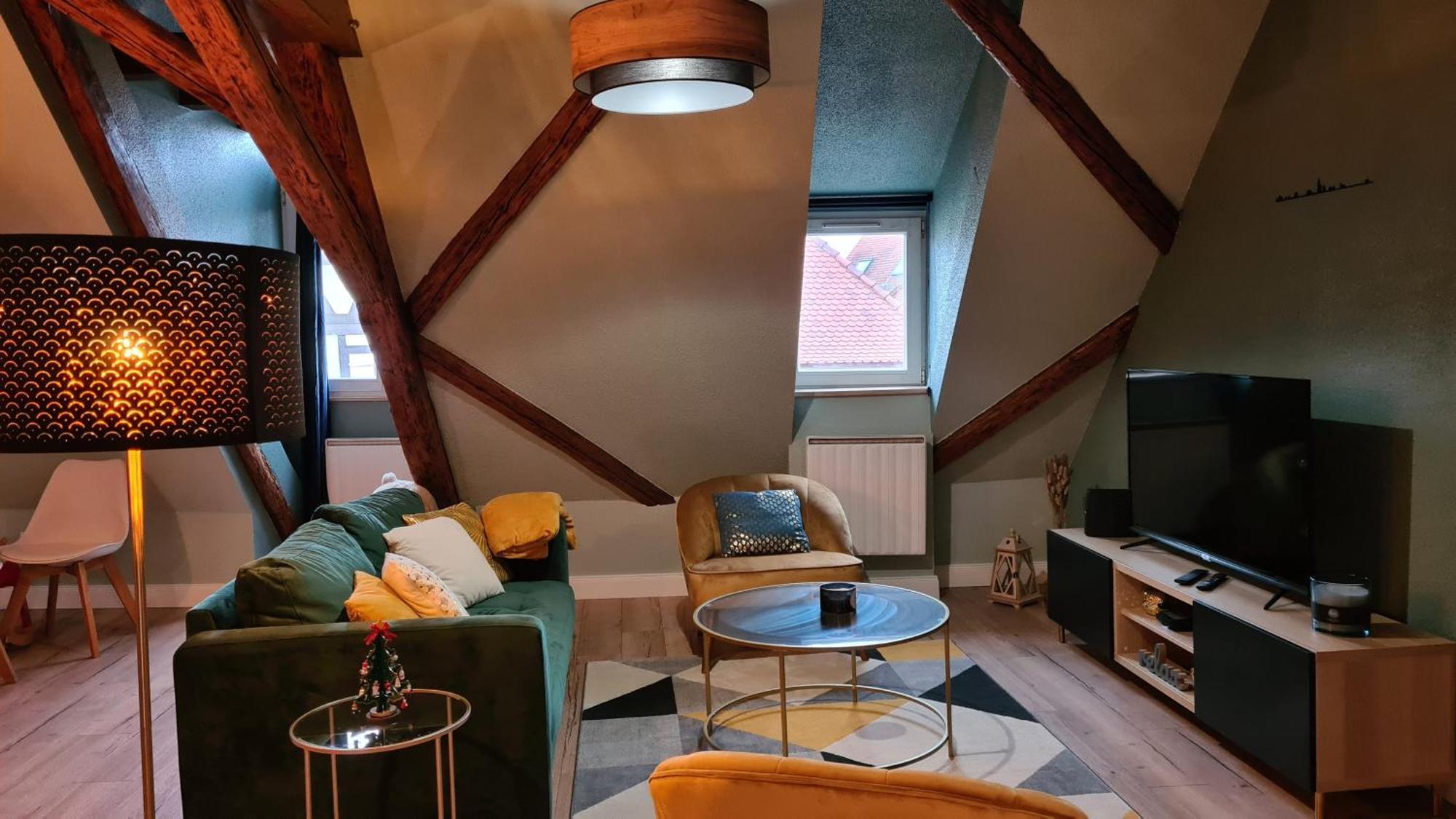 Duplex Centre - Le Marche Apartment โอแบร์เน ภายนอก รูปภาพ